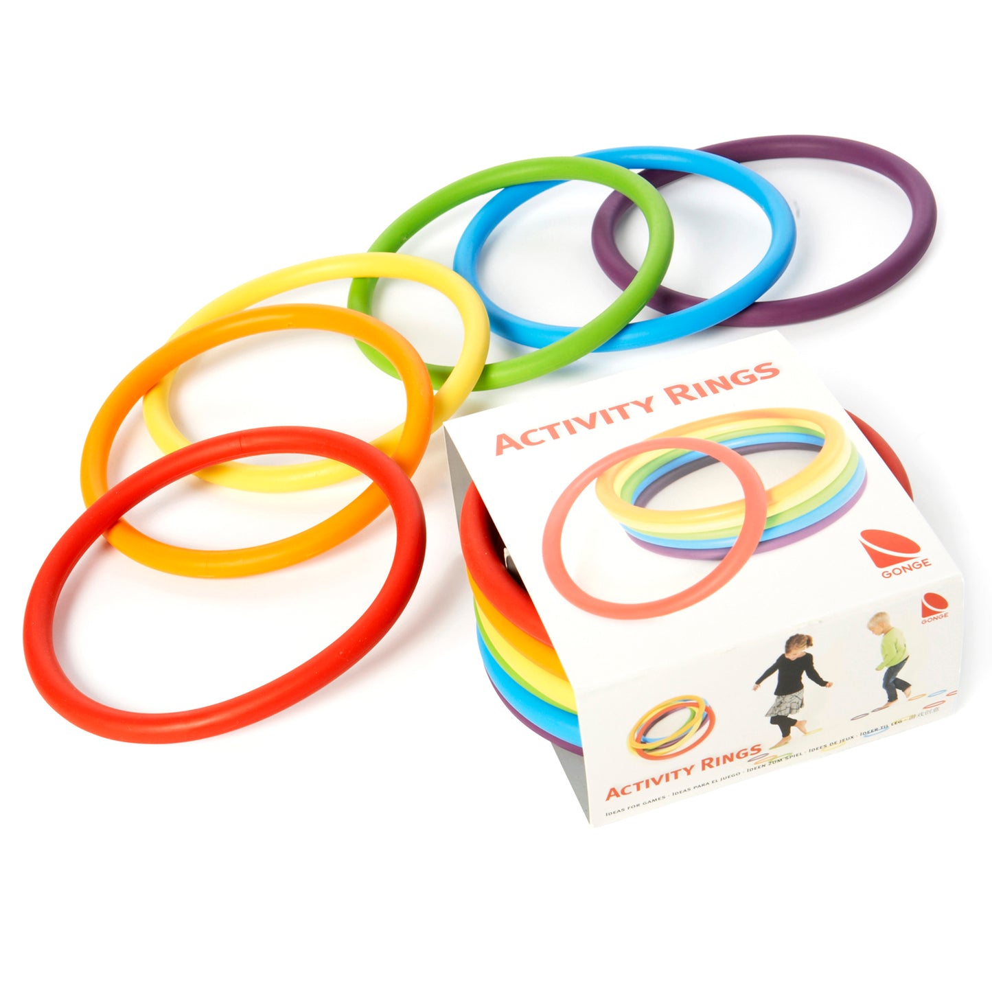 GONGE Colorful Activity Rings, Set of 6