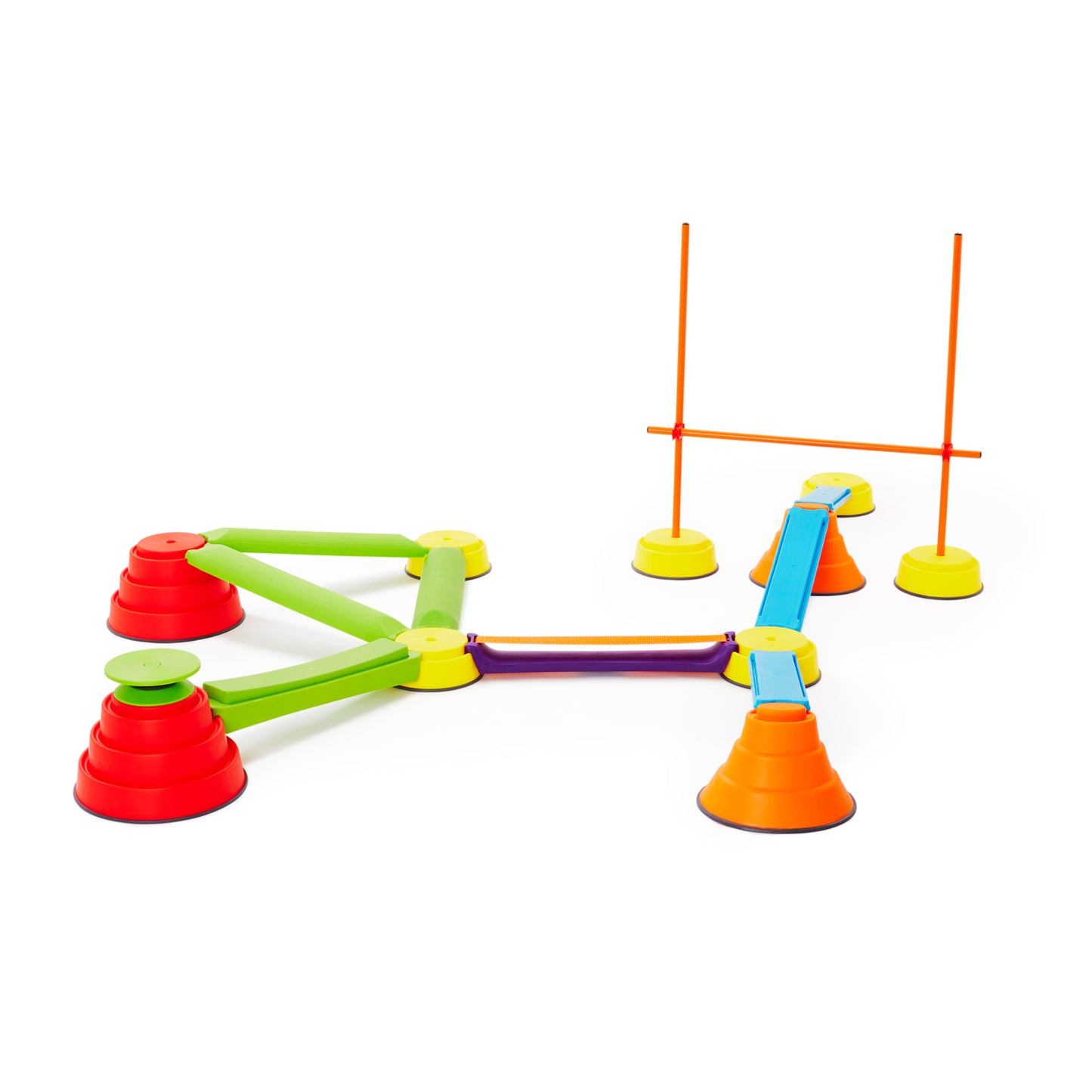 GONGE Build N’ Balance Advanced Set, Playful Backyard Balancing Course