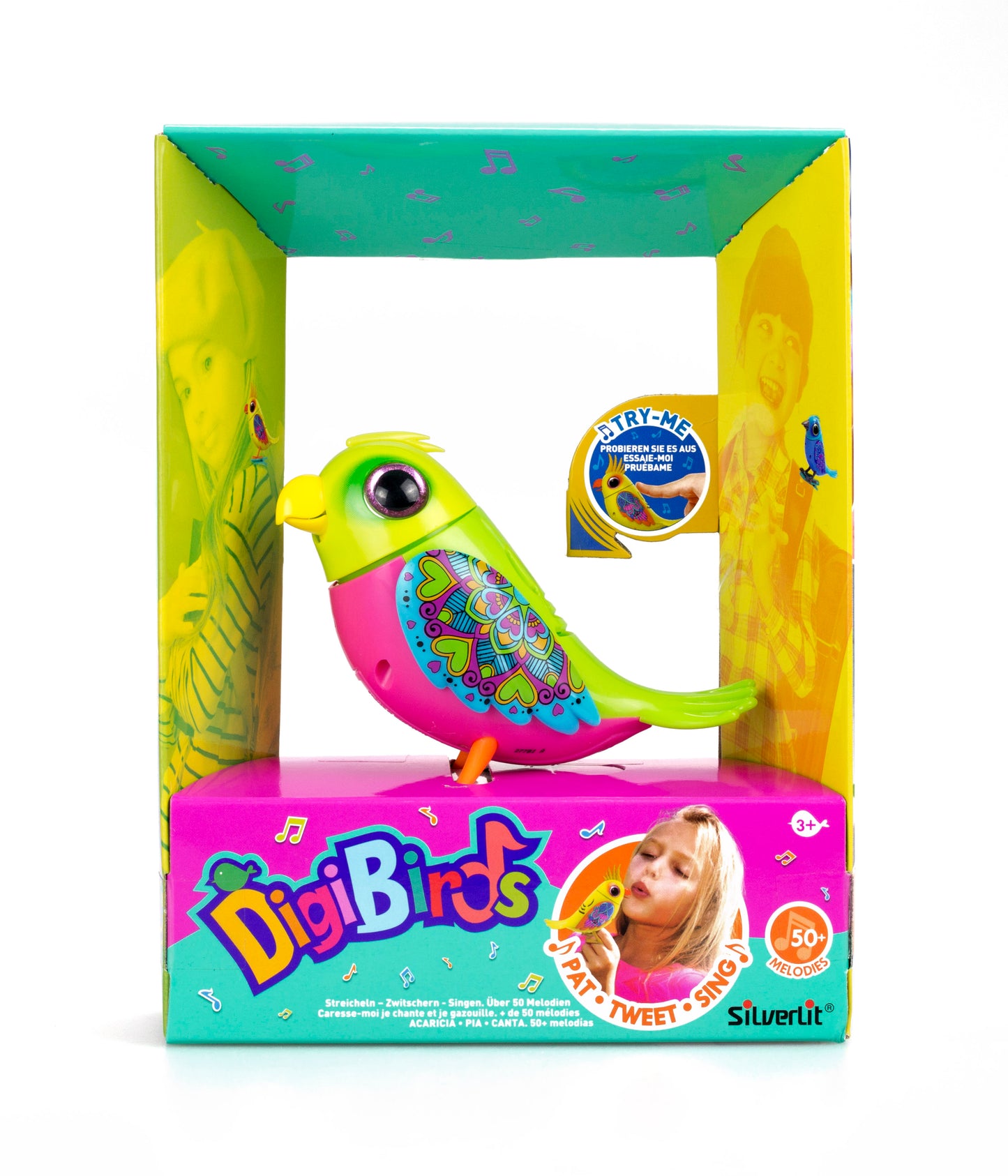 DigiBirds II Interactive Love Bird - Lively Green