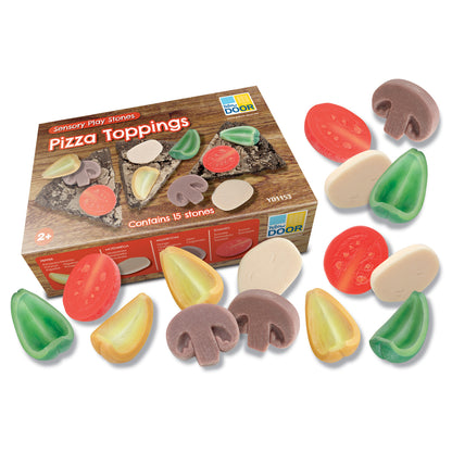 Yellow Door Playful Pizza Sensory Play Stones