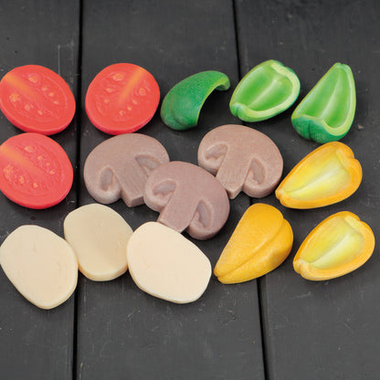 Yellow Door Playful Pizza Sensory Play Stones