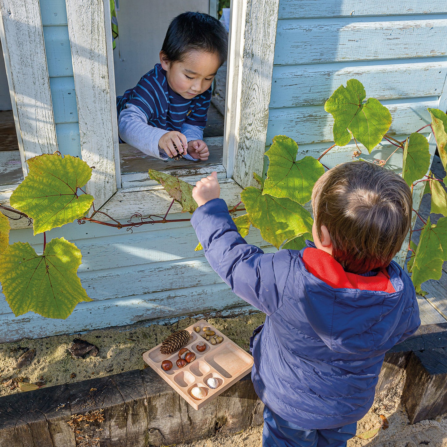 Yellow Door Natural Tinker Tray for Curious Kids