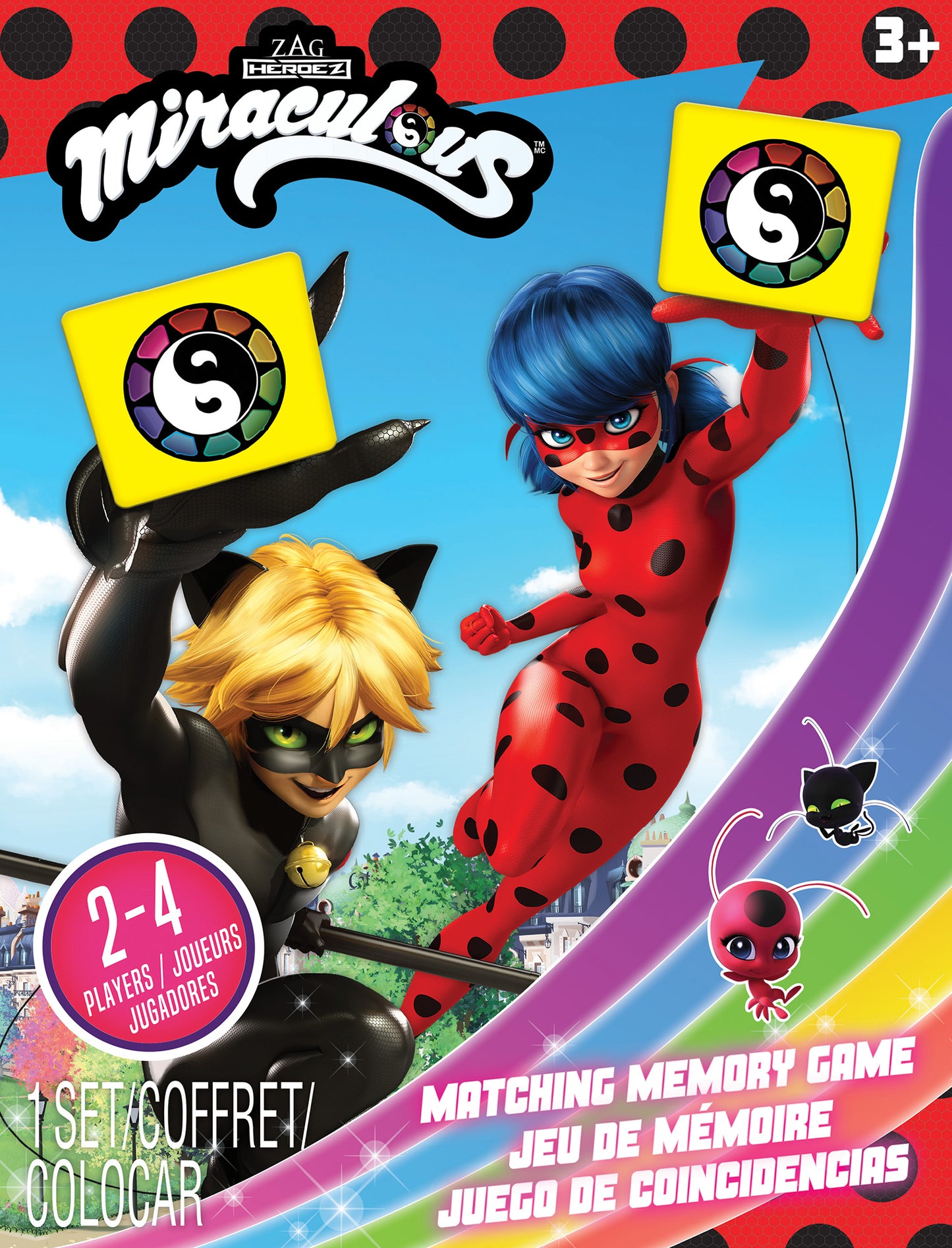 Miraculous Heroez Memory Match Card Game