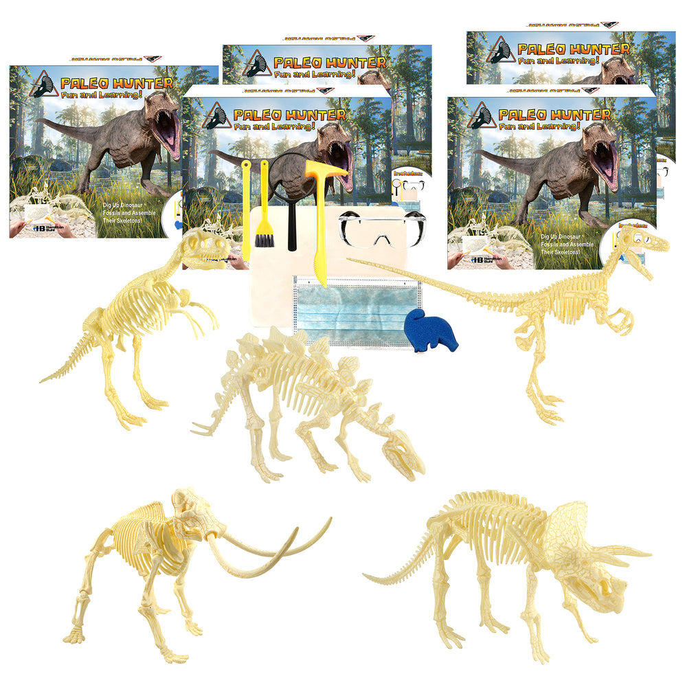 HamiltonBuhl Paleo Hunter Dig Kit - Complete Dinosaur Excavation Set for STEAM Learning