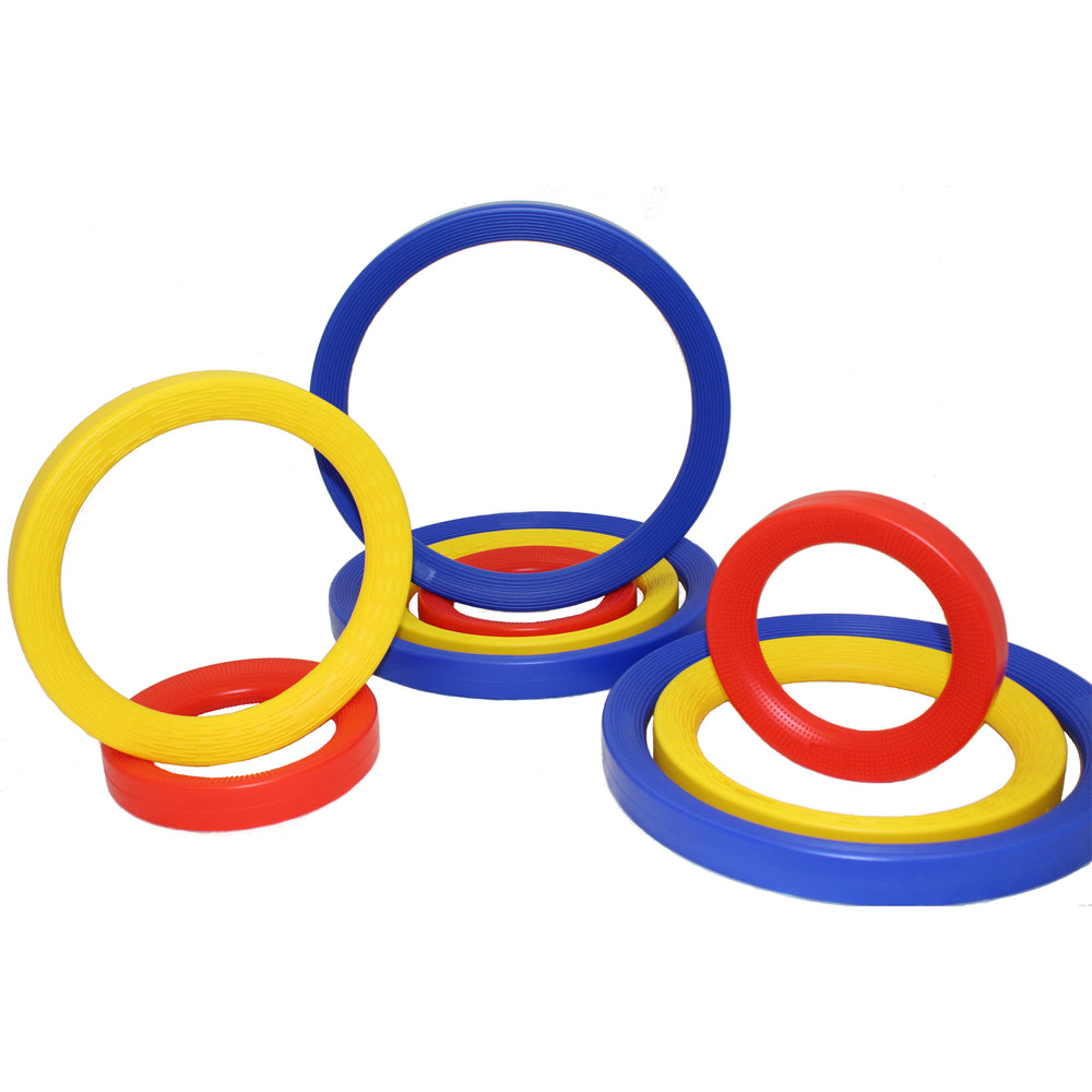 Educational Advantage Giant Textured Activity Rings - Set of 9 - Multicolor