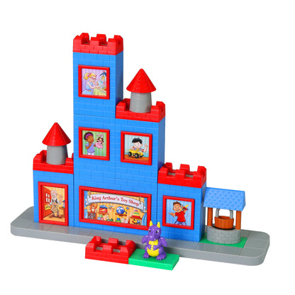 Popular Playthings Magville Castle 14-Piece Building Set for Toddlers