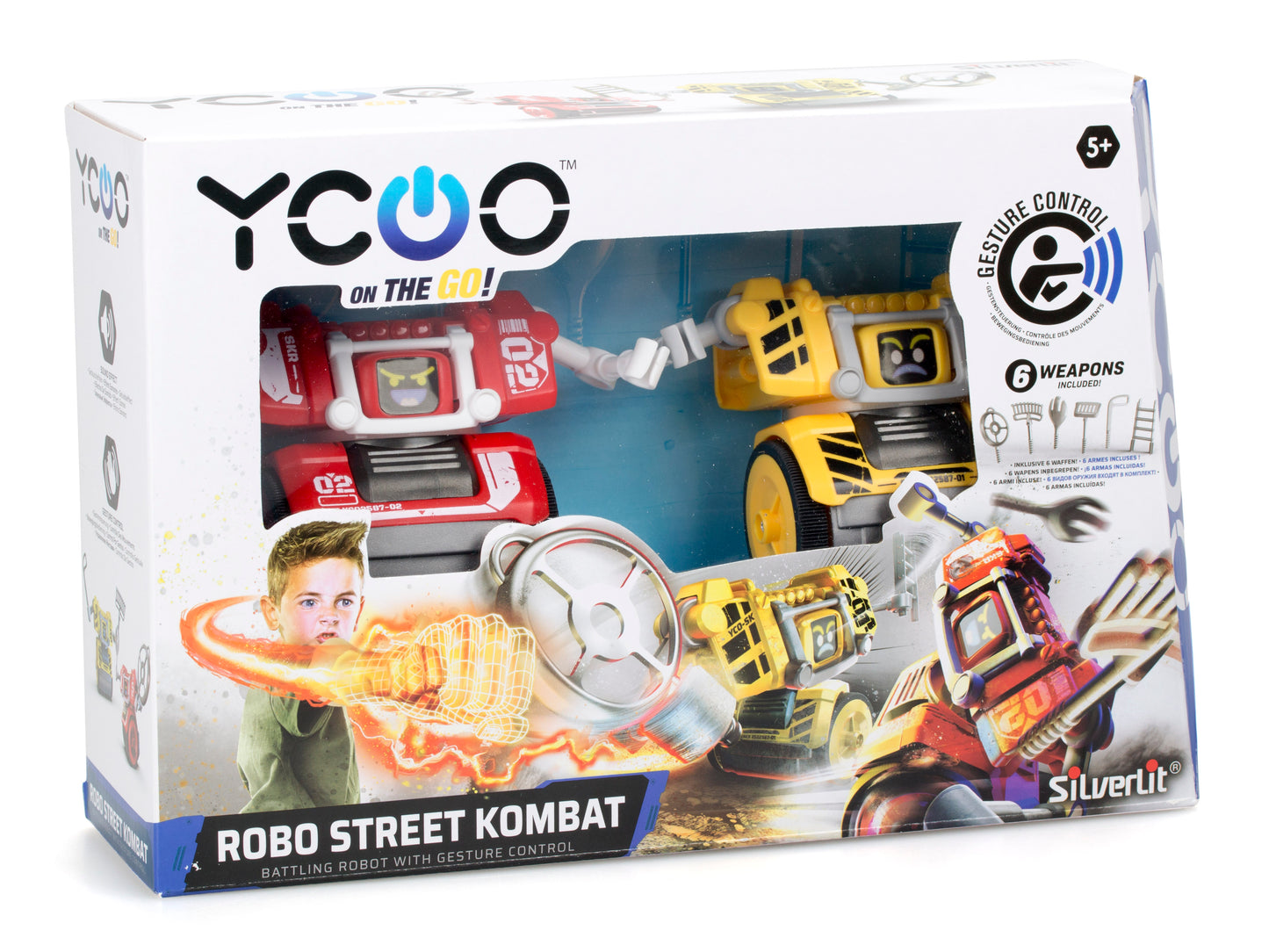 Robo Street Kombat Gesture-Controlled Battling Robot