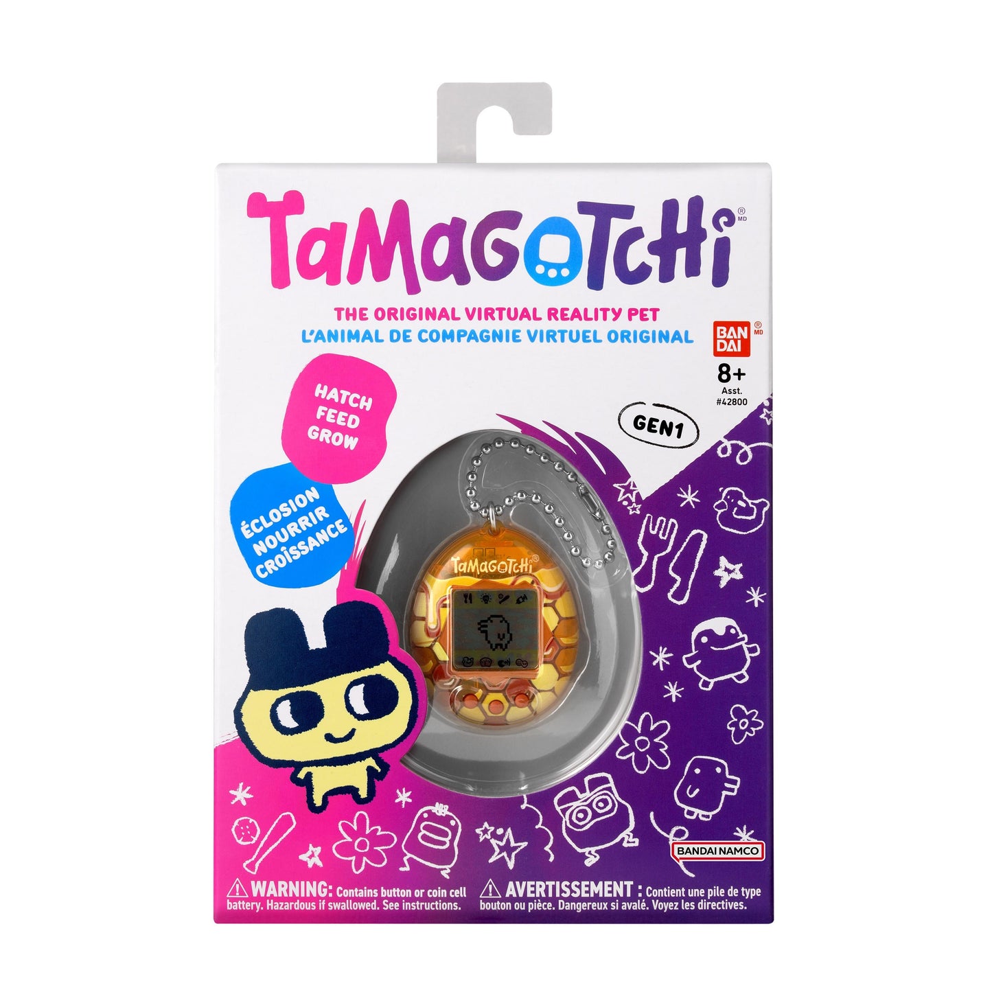 Tamagotchi Original Pure Honey Edition - Interactive Electronic Pet