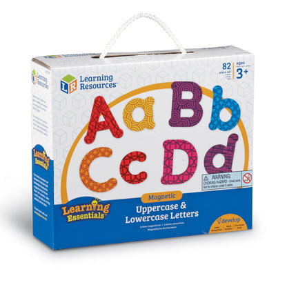 Learning Resources Magnetic Alphabet Set - Uppercase & Lowercase Letters - 82 Pieces