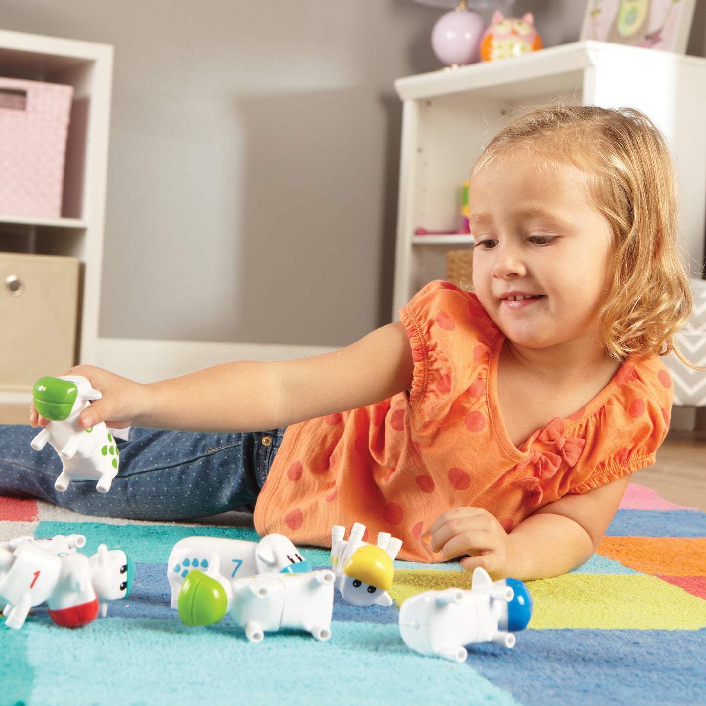 Learning Resources Snap-n-Learn Counting Cows - Educational Number Toy