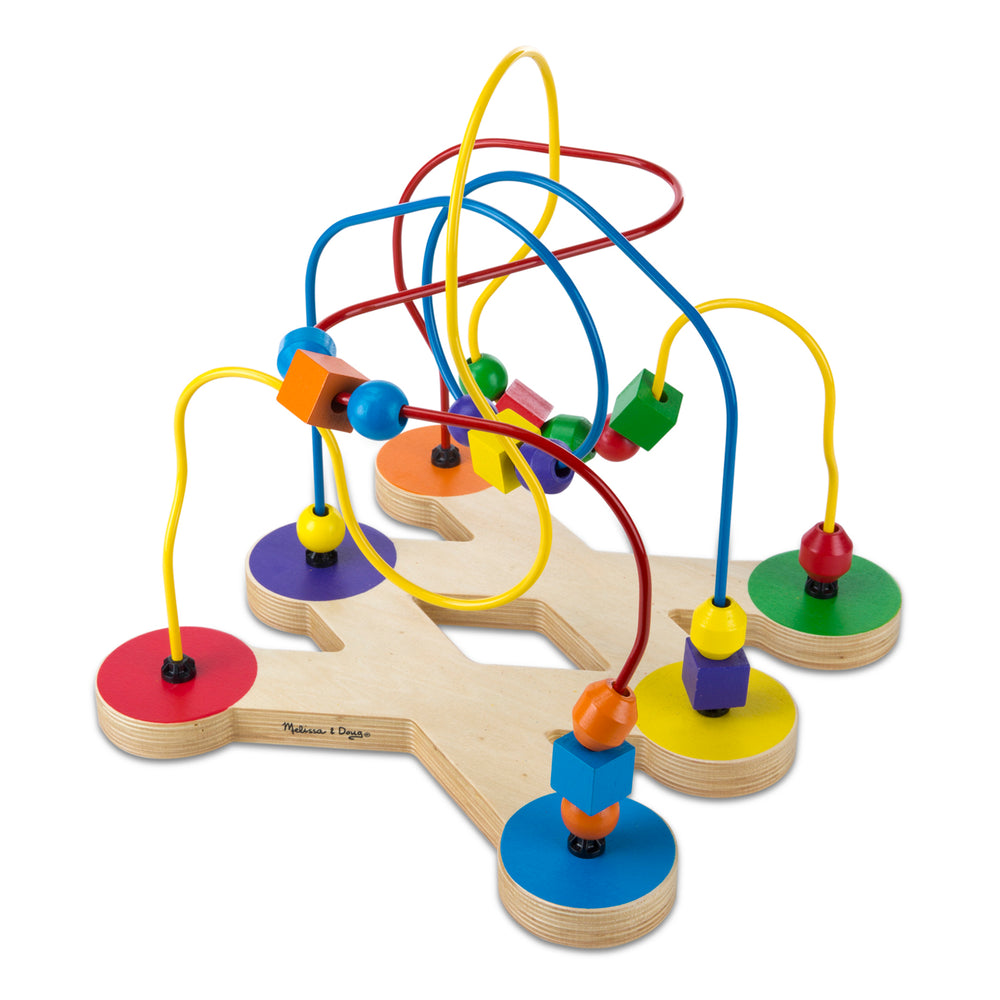 Melissa & Doug Classic Wooden Bead Maze - Educational Toy for Toddlers