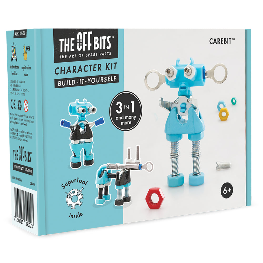 The Off Bits CareBit Guardian Robot Building Kit - STEM Toy