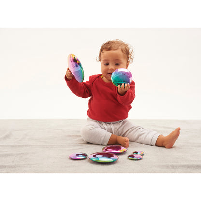 TickiT Sensory Reflective Buttons - Color Burst - Set of 7