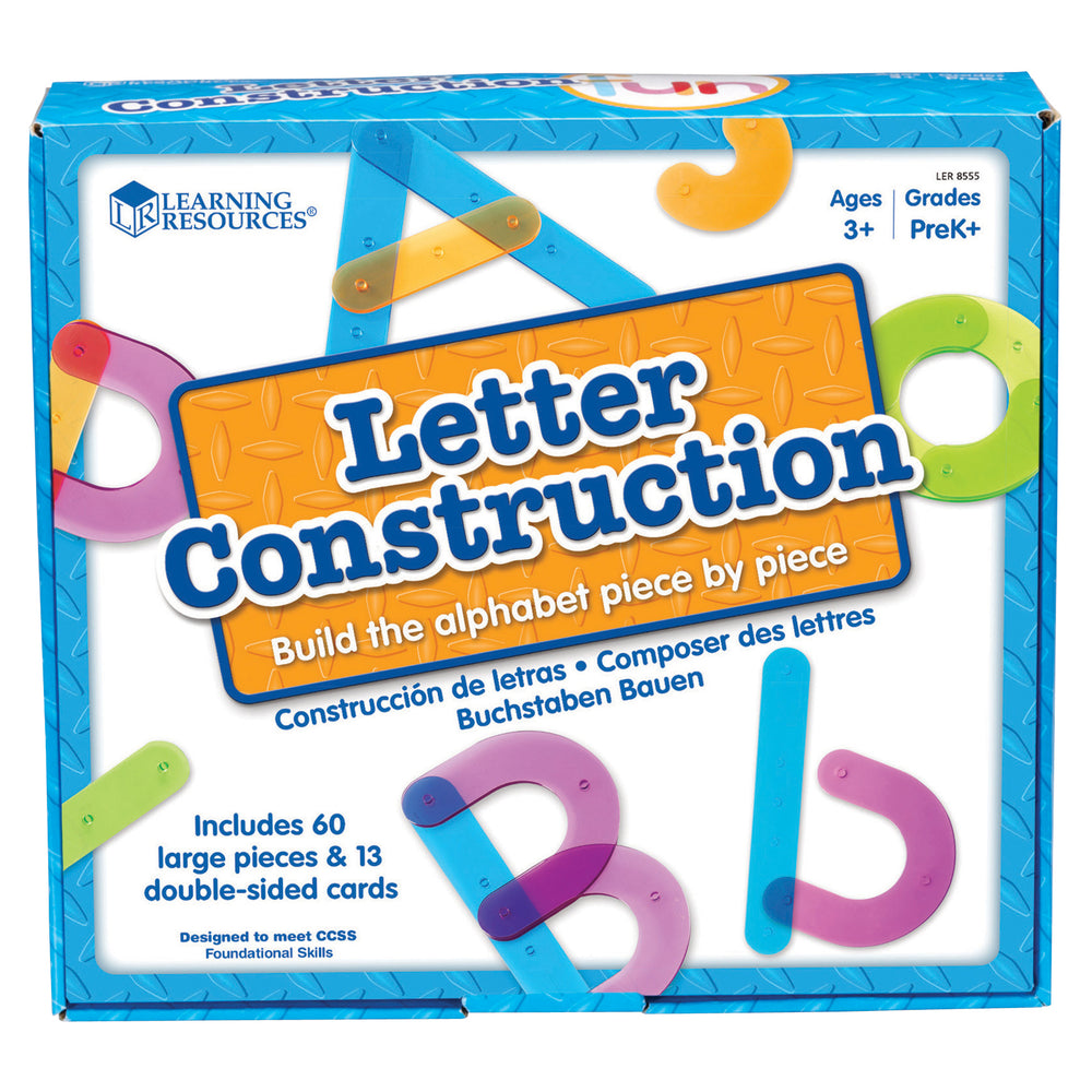 Learning Resources Letter Construction Activity Set - Educational Alphabet Building Toy