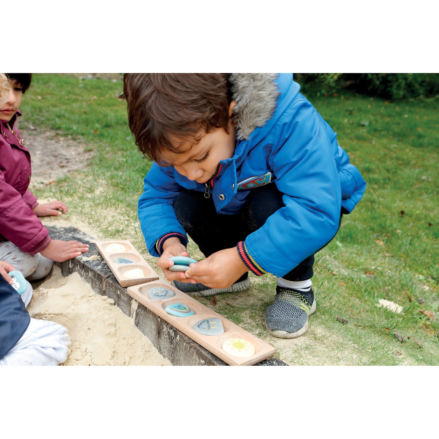 Yellow Door Weather Stones - Educational Outdoor Play Set of 10