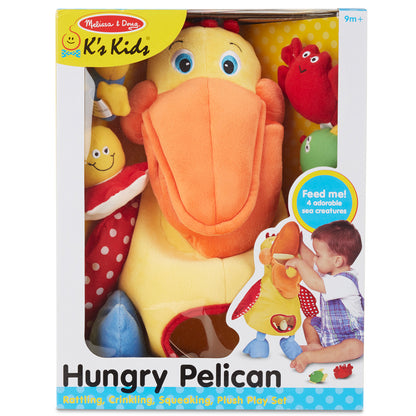 Melissa & Doug K's Kids Hungry Pelican Plush Learning Toy