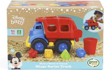 Green Toys Disney Baby - Mickey Mouse Shape Sorter Truck - Multicolor
