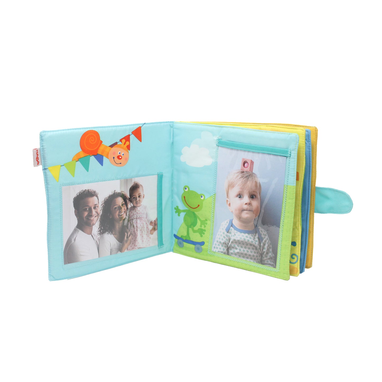 Playmates Interactive Soft Fabric Baby Photo Album