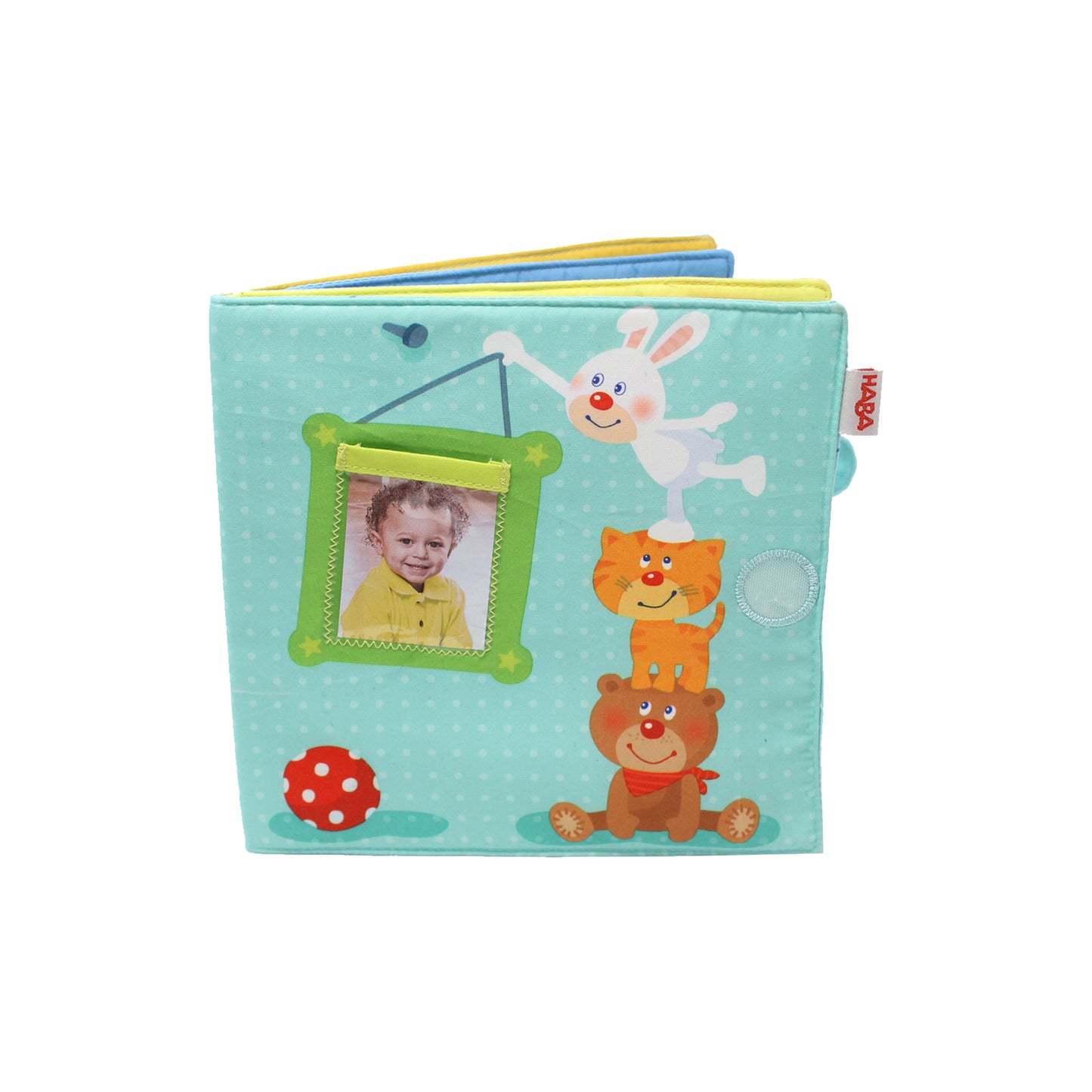 Playmates Interactive Soft Fabric Baby Photo Album