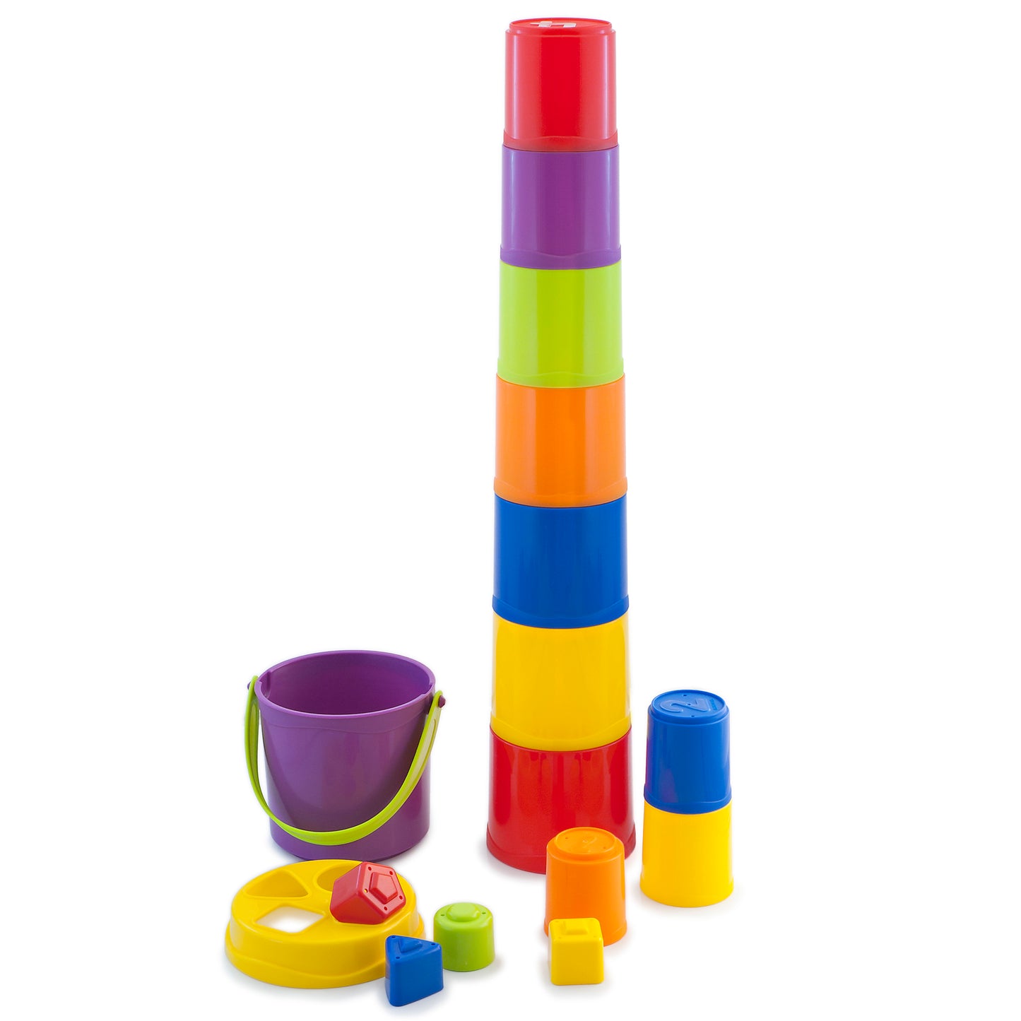 Miniland Educational Giantte Stacking and Nesting Game - 16 Pieces
