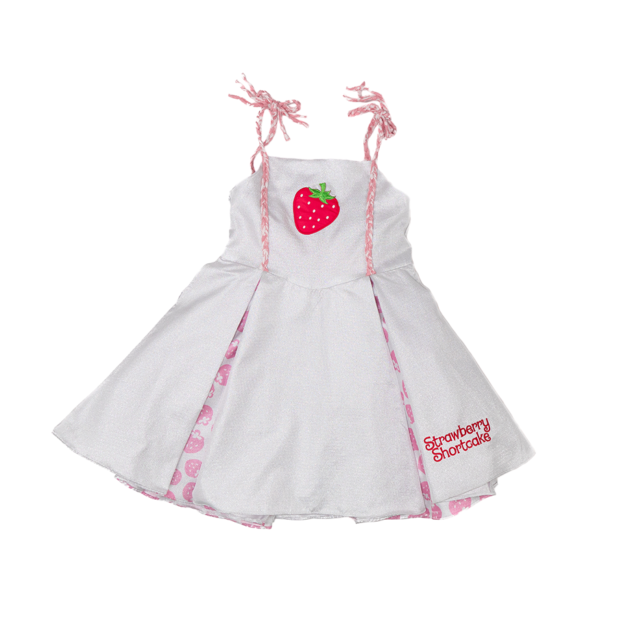 STRAWBERRY SHORTCAKE BERRY SPARKLE DRESS - SIZE 4