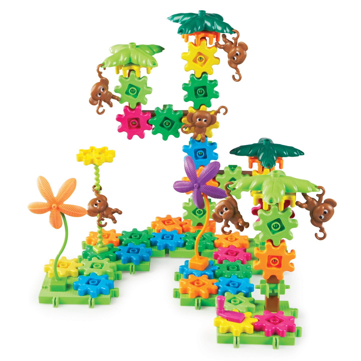 Learning Resources Gears! Gears! Gears! Movin' Monkeys 103-Piece Building Set