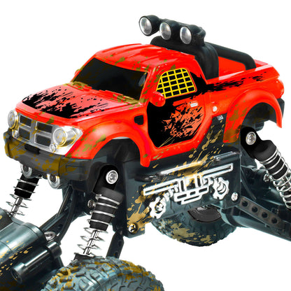 Taiyo Rock Crawler 1:18 Scale Radio Control Vehicle - Red