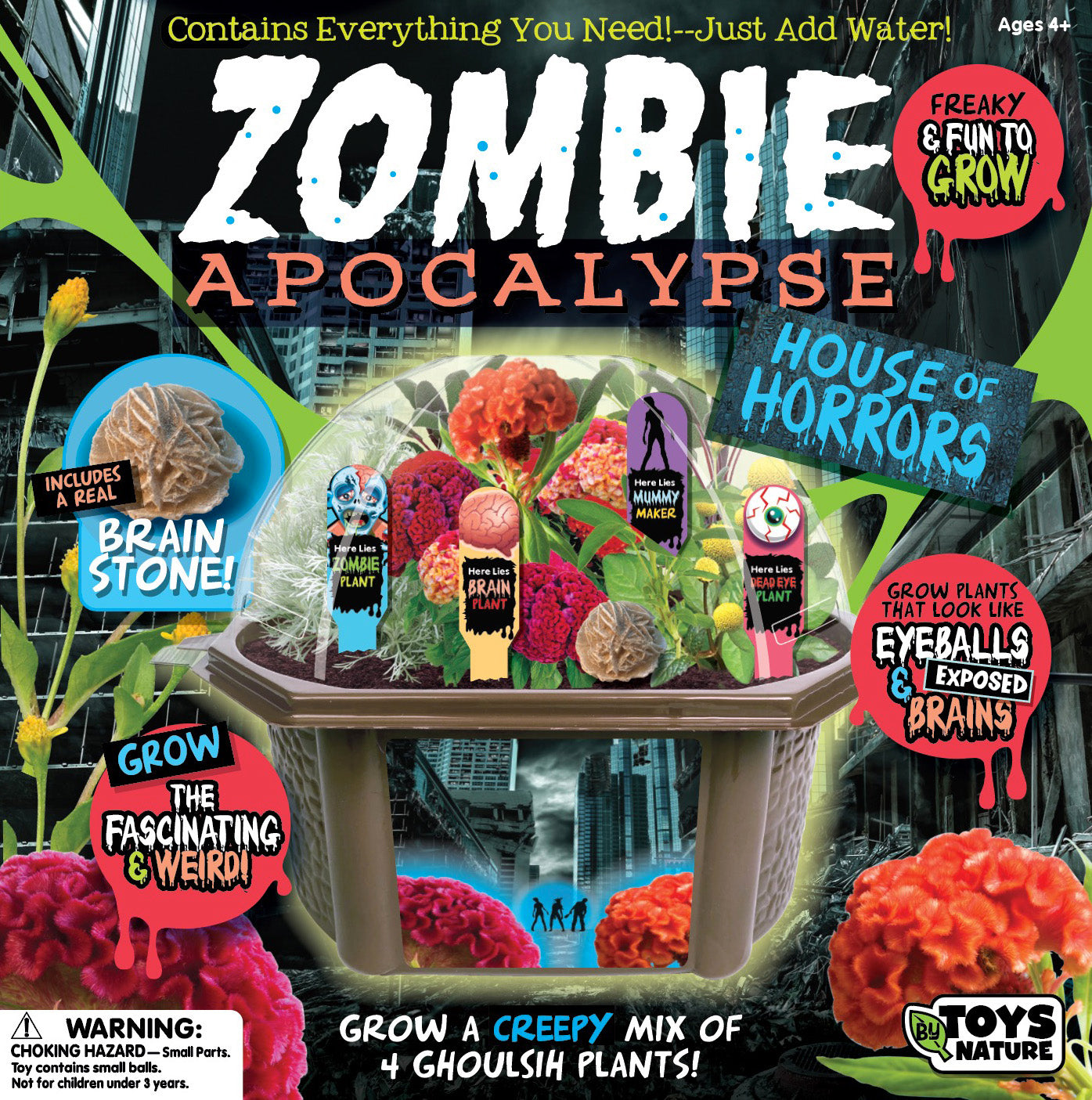 Toys R Us Zombie Apocalypse House of Horrors Botanical Horror Kit