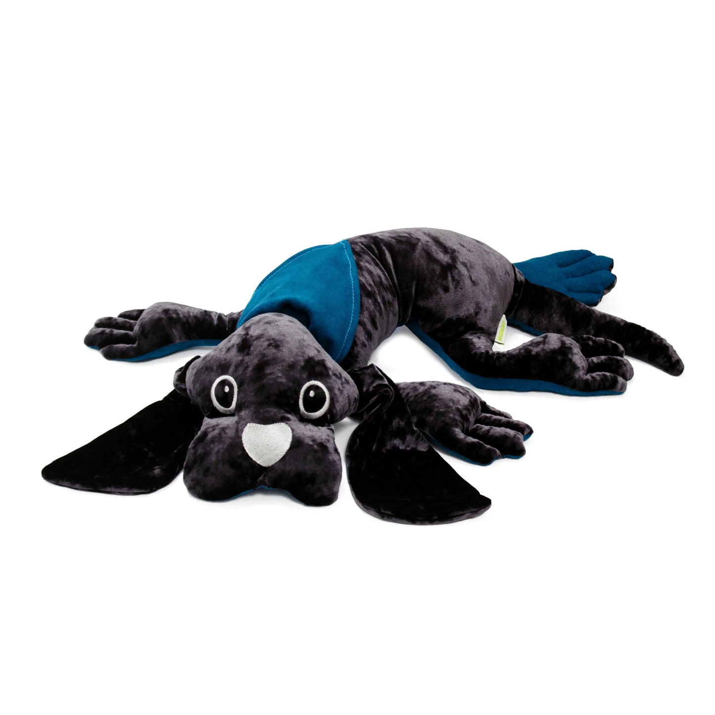 Manimo Therapeutic Weighted Plush Dog, 2.2 lb - Velvet Gray