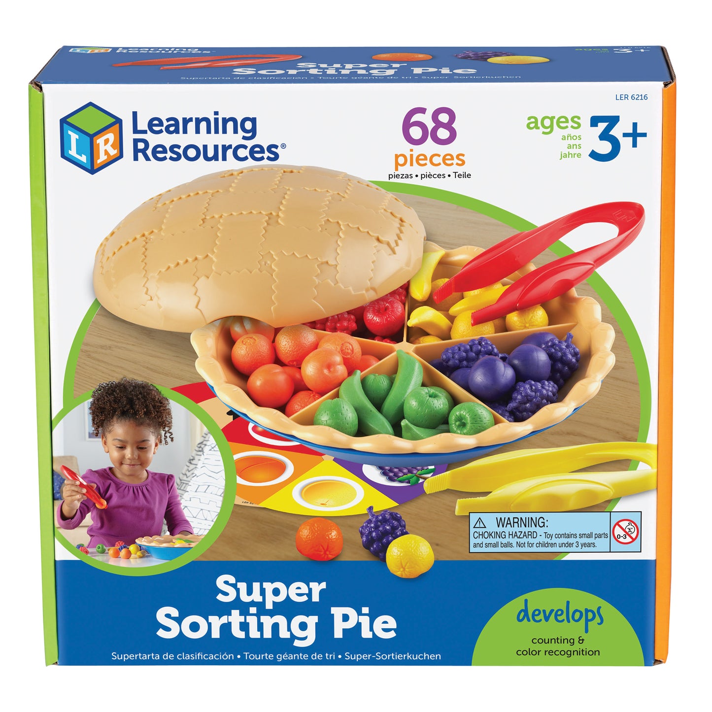 Learning Resources Super Sorting Pie - Educational Counting & Sorting Toy