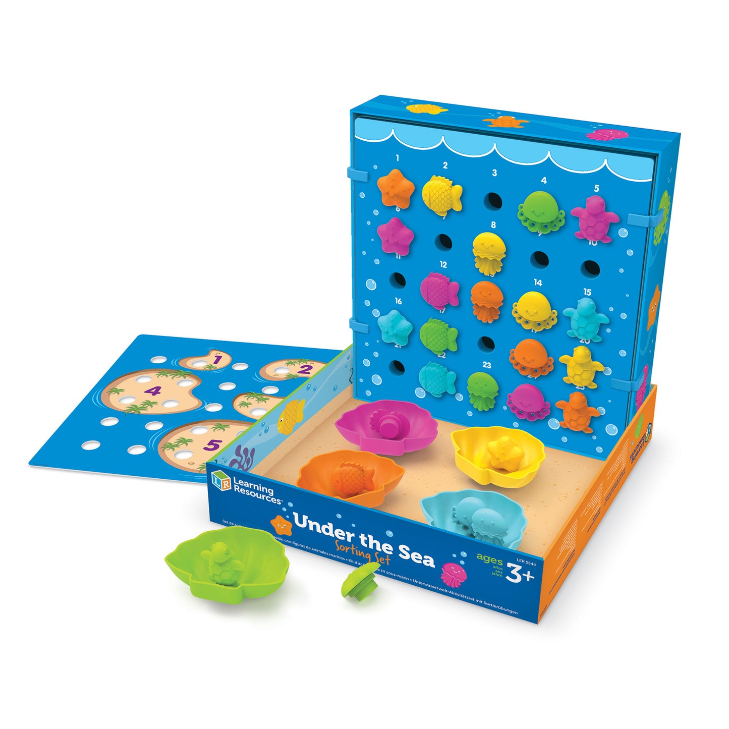 Learning Resources Under the Sea Sorting Set - Educational Math and Sorting Skills Toy