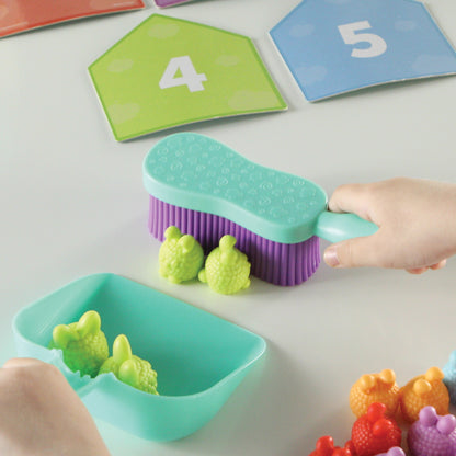 Learning Resources Count & Clean Dust Bunnies - Colorful Gross Motor Game