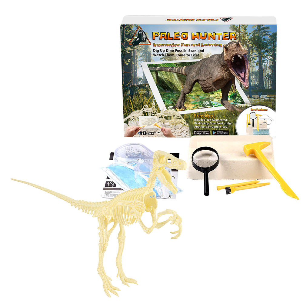 HamiltonBuhl Velociraptor Rex Paleo Hunter Dig Kit - STEAM Education Set