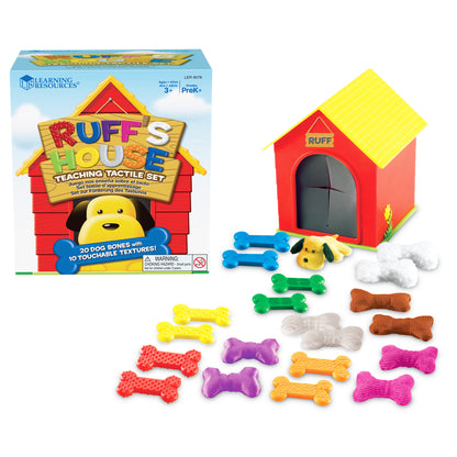 Learning Resources Ruff's House Teaching Tactile Set - Sensory Educational Toy