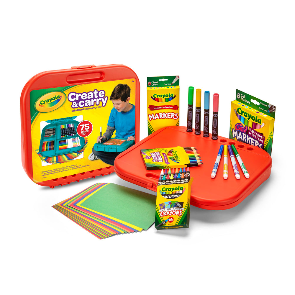 Crayola Create & Carry Case Art Kit - Portable Studio