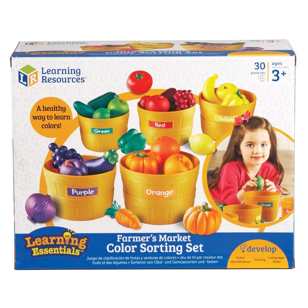 Learning Resources Farmer's Market Color Sorting Set - Educational Toy for Toddlers