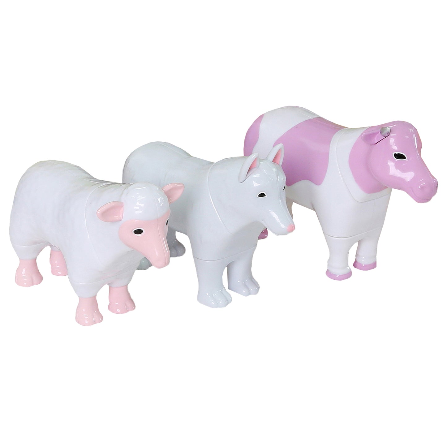 Popular Playthings Magnetic Mix or Match Farm Animals Set in Pastel