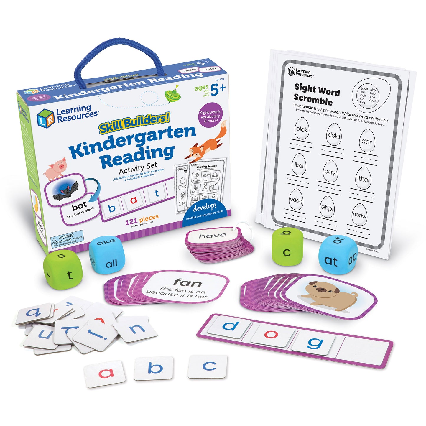 Learning Resources Skill Builders! - Kindergarten Reading Activity Set