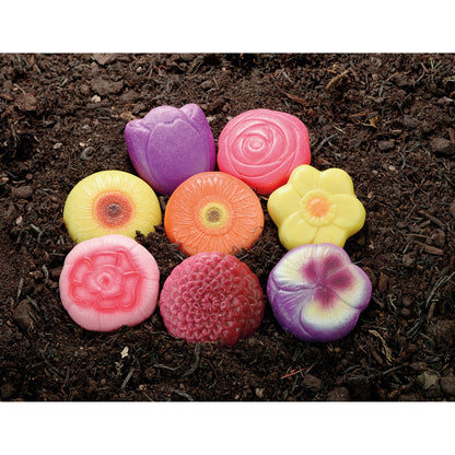 Yellow Door Sensory Play Stones - Flower Collection, Set of 8