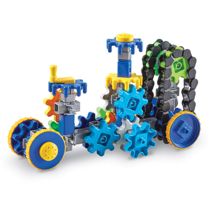 Learning Resources Gears! Gears! Gears! 108-Piece Treadmobiles Building Set