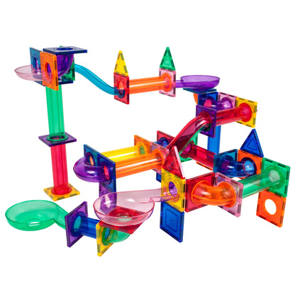 PicassoTiles 100-Piece Marble Run Building Set - Multicolor