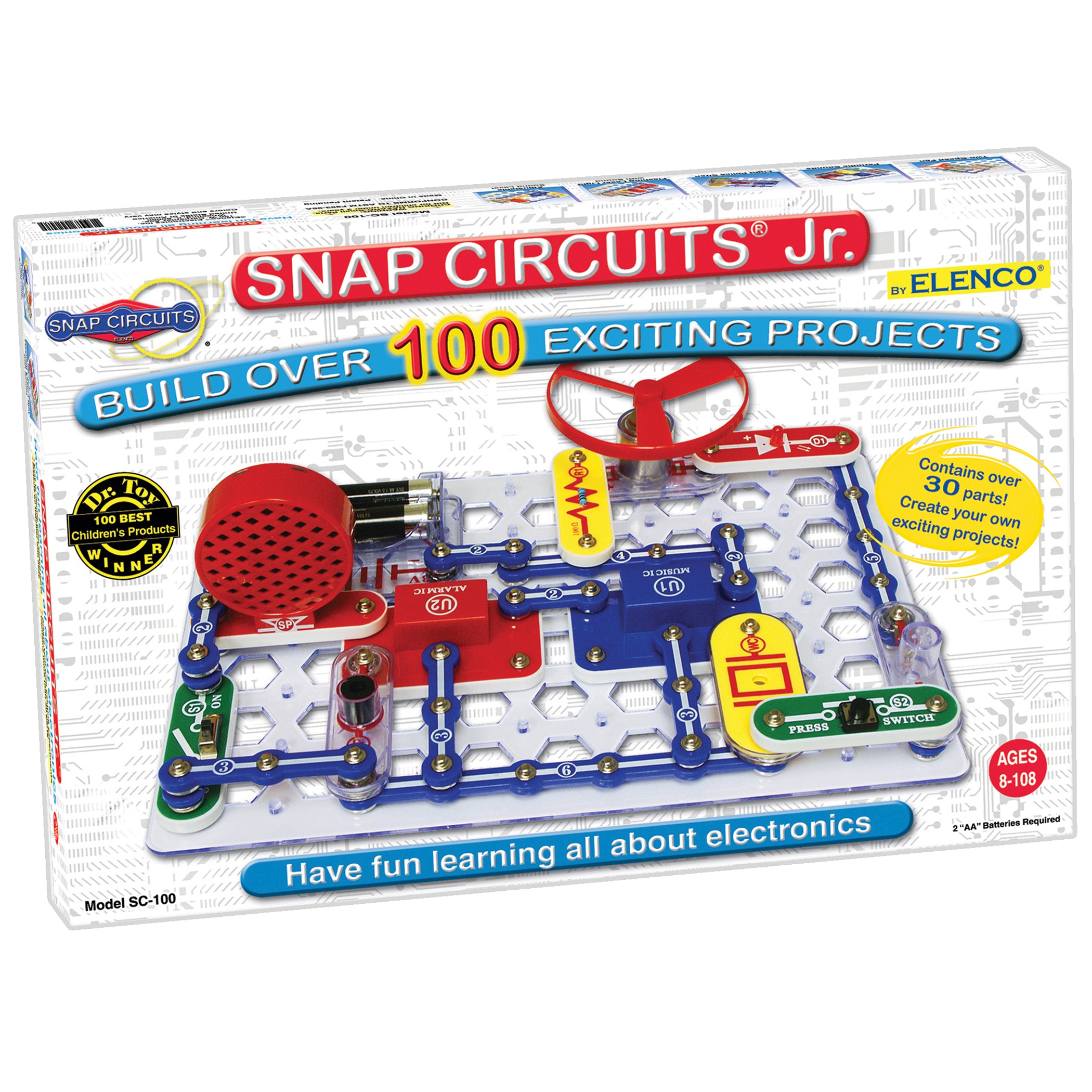 Snap Circuits Jr. by Elenco 100 Exciting STEM Projects for Kids