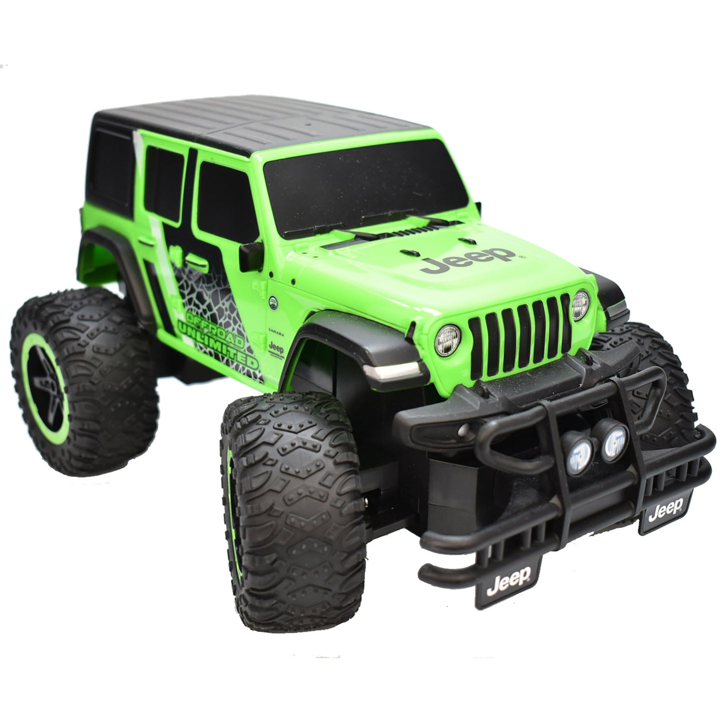 Taiyo Jeep Wrangler Sahara Unlimited 1:16 Scale R/C Vehicle - Green