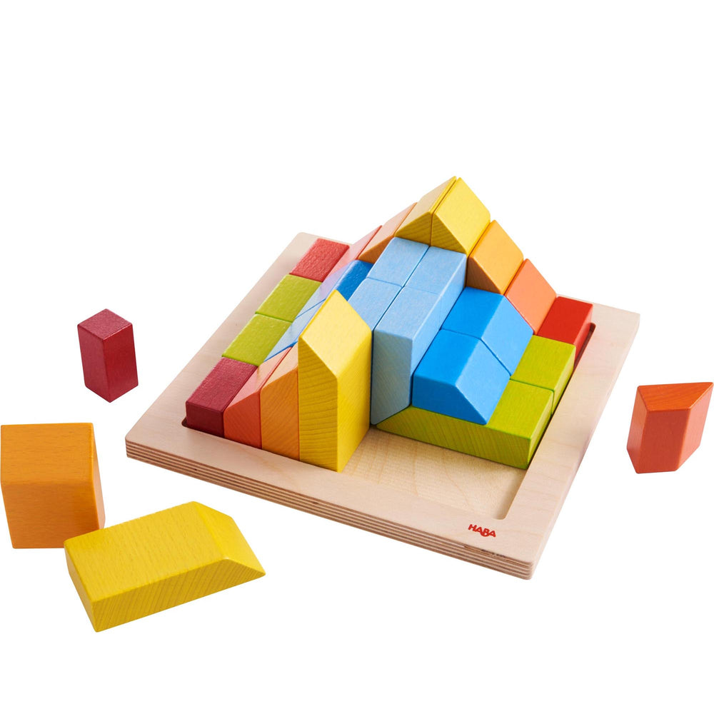 Creative Stones 3D Wooden Arranging Blocks - Educational Toy for Kids
