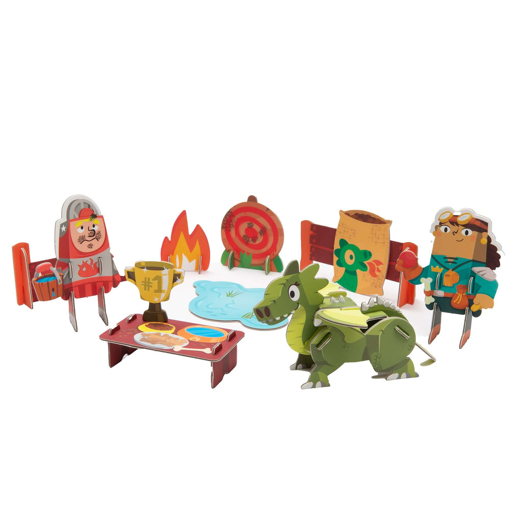 Curious Kingdom Dragon Trainer Playset - Interactive STEM Toy