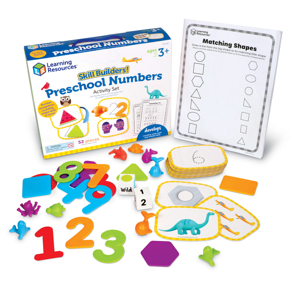 Learning Resources Skill Builders! Preschool Numbers - Educational Math Set