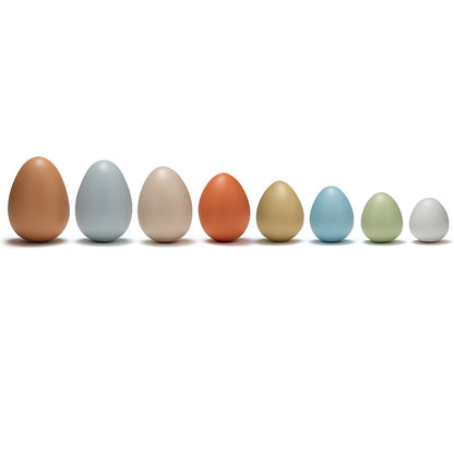 Yellow Door Educational Size-Sorting Eggs - Set of 8 - Multicolor