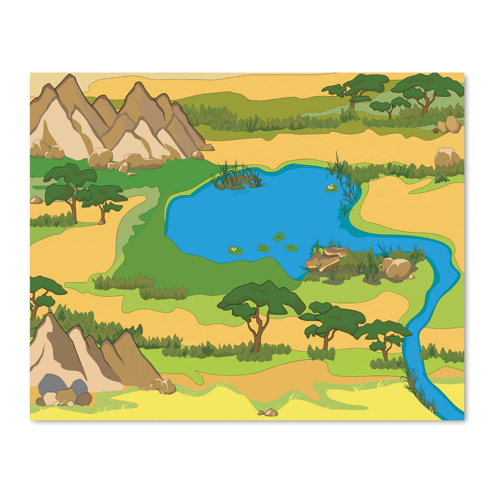 The Freckled Frog Wilderness Adventure Play Mat