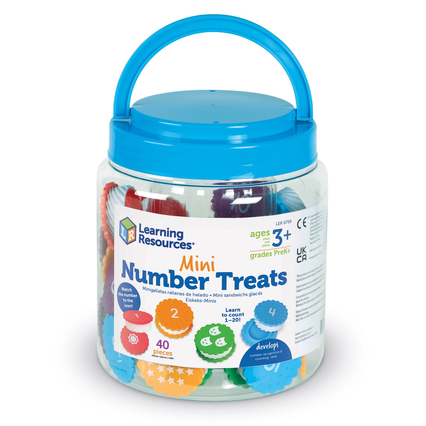 Learning Resources Mini Number Cookies - Educational Counting Toy