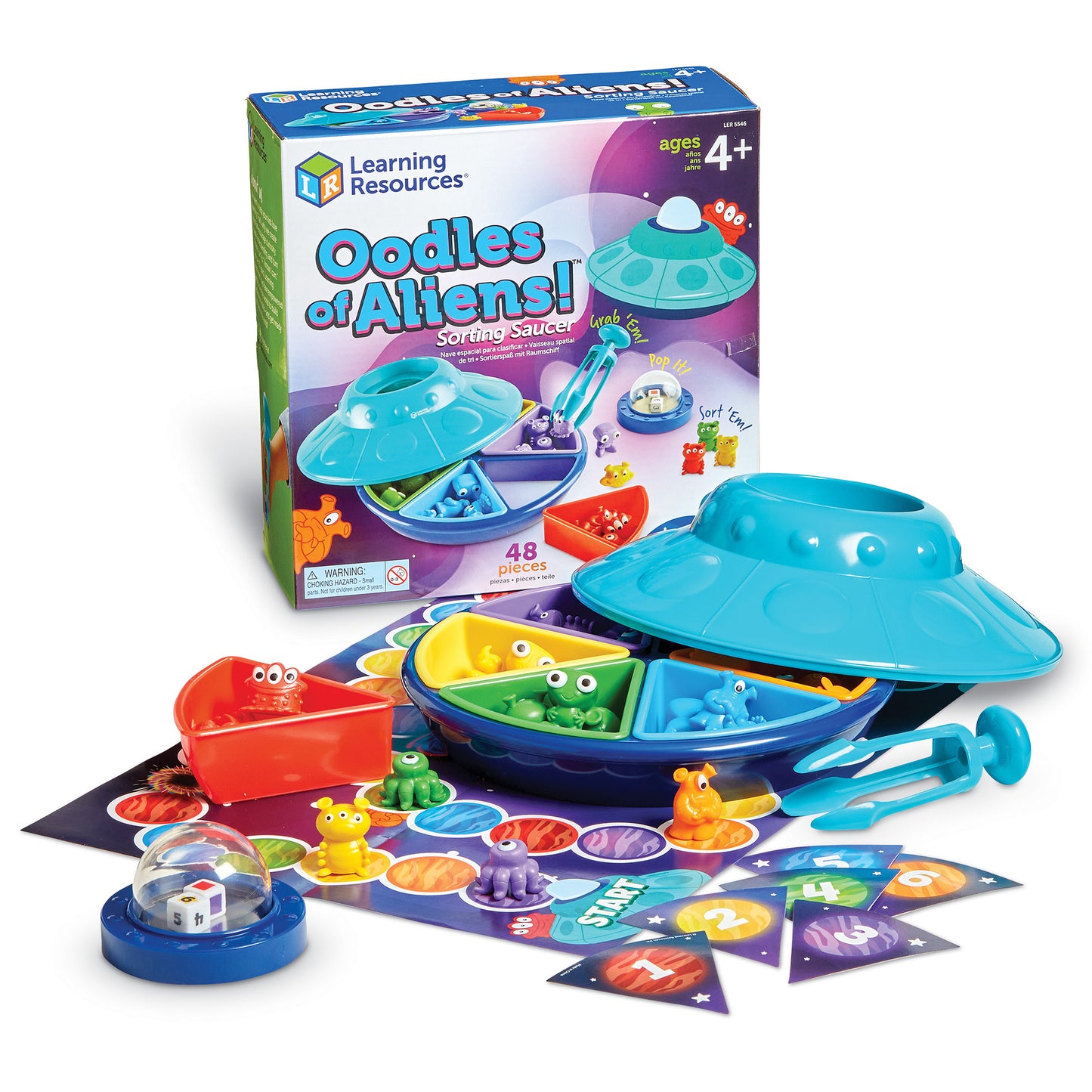 Learning Resources Sorting Spaceship - Educational Color & Shape Sorter